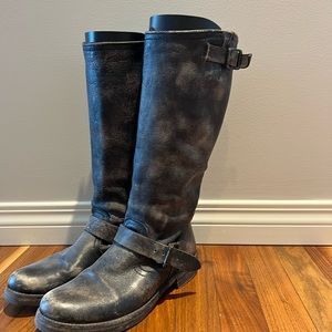 Frye Distressed Engineer Boots